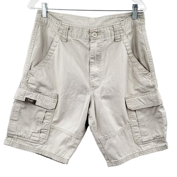 Wrangler Beige Cargo Shorts 60ACTDP 7-pockets Men's Size 32 RN#130273 - Picture 1 of 9
